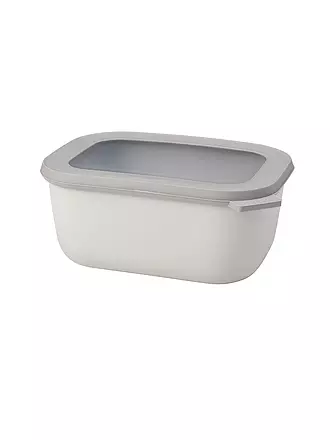 MEPAL | Recipiente hermético - Multibowl Cirqula alto 1,5 l Blanco nórdico | 